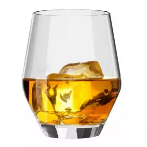 szklanki do whisky Krosno Ray 390 ml  zdjęcie poglądowe szklanki z whisky